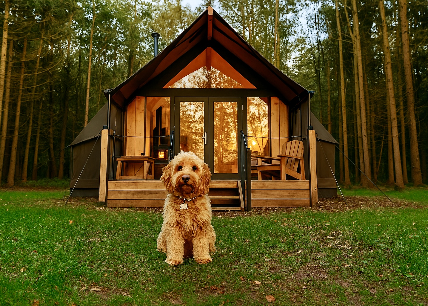 Dog Friendly Glampsites in Wales - Blog (ai generated)