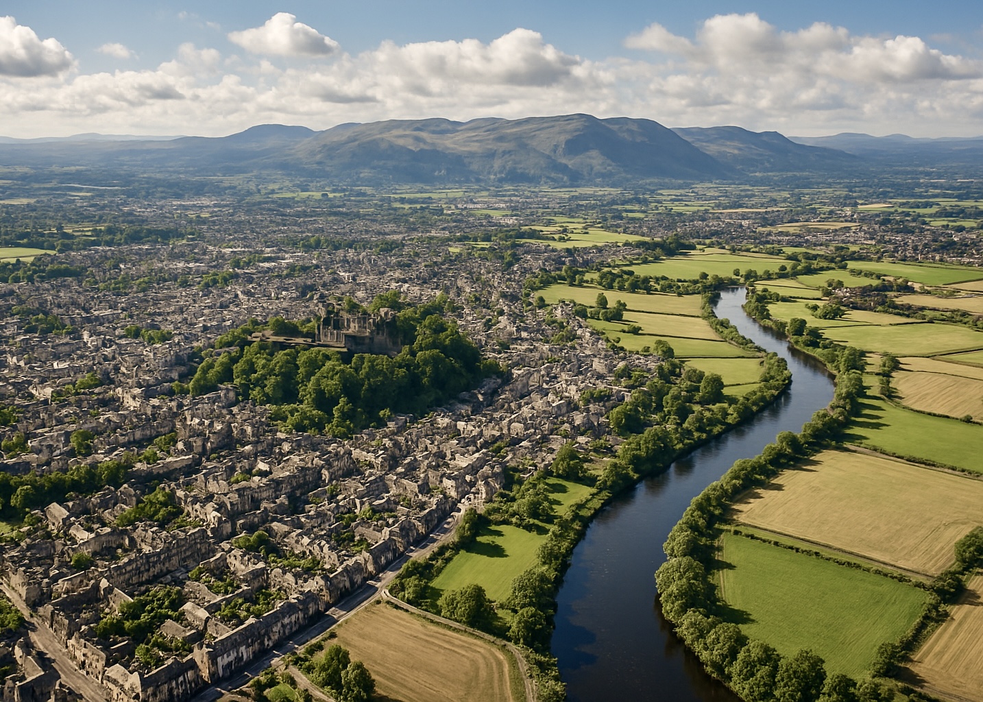 Glamping in Wales - Regions - Stirling, Falkirk and Clackmannanshire (AI generated image)