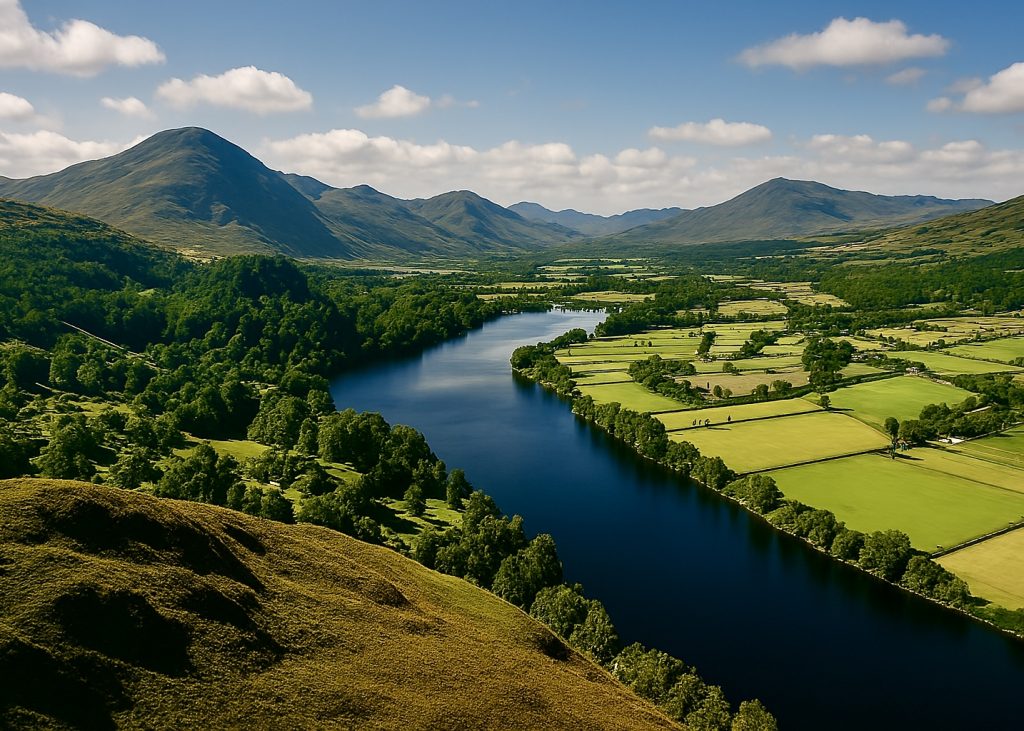 Glamping in Wales - Regions - Perthshire (AI generated image)