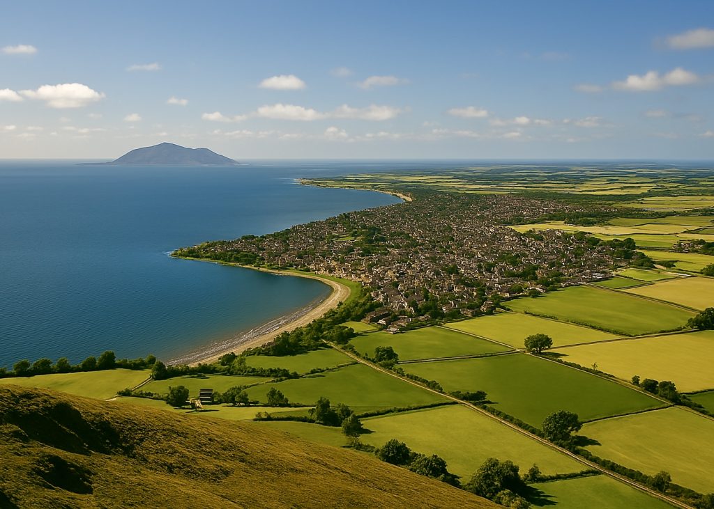 Glamping in Wales - Regions - Ayrshire & Arran (AI generated image)